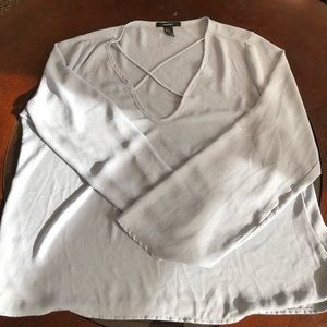 Forever 21 Baby Blue Shirt